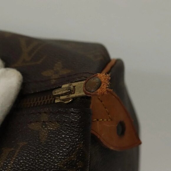 LOUIS VUITTON Monogram Speedy 40 Hand Bag LV Auth - Picture 13 of 16